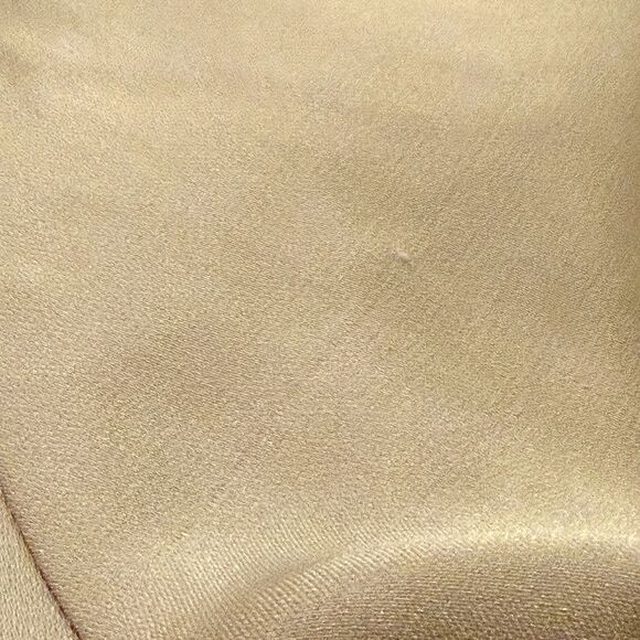 J.CREW Drapey Satin Button-Up Top XS Champagne Shirt Long Sleeve Work Formal B23 - Picture 7 of 8